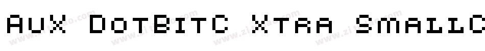 AuX DotBitC Xtra SmallCaps字体转换
